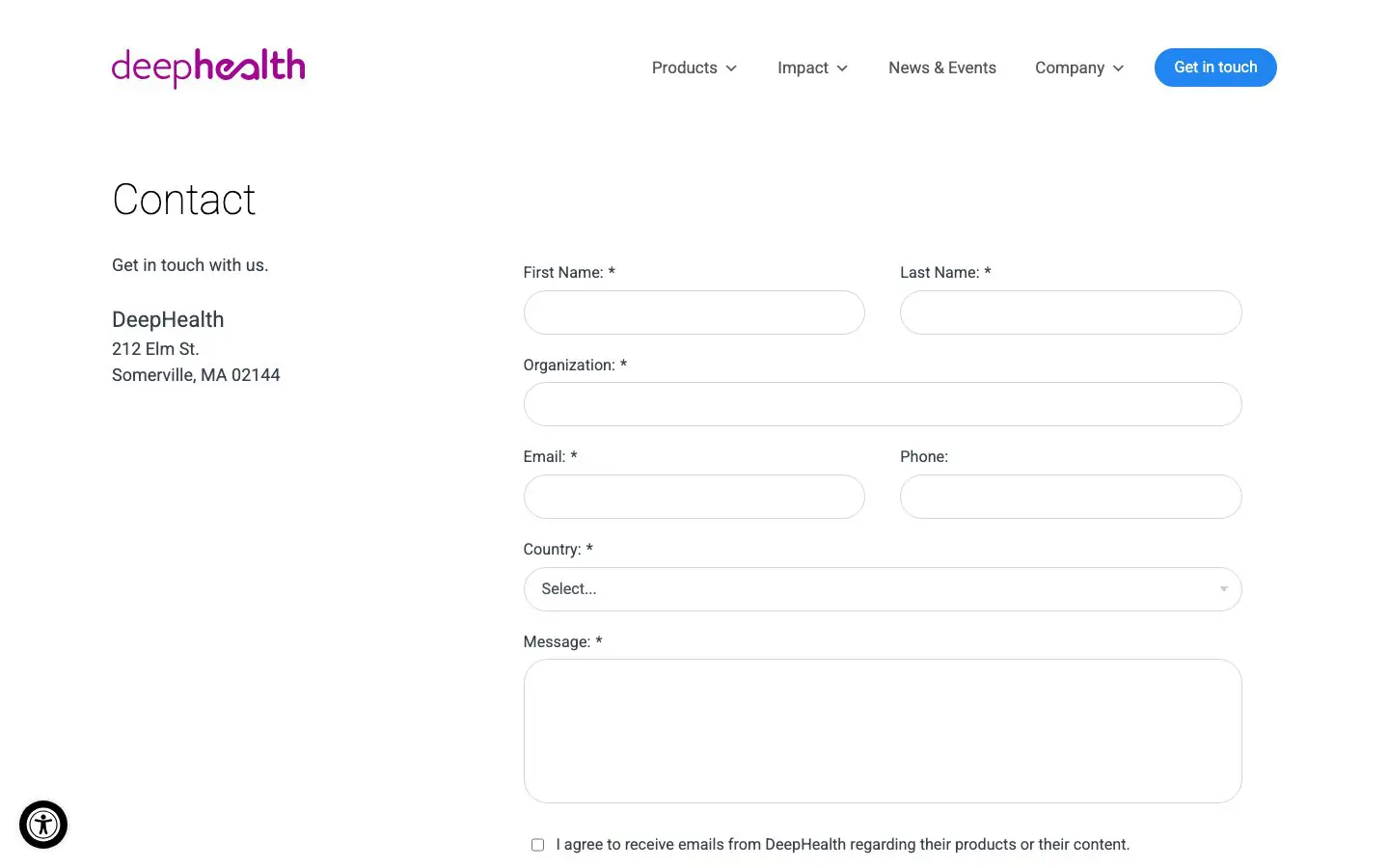 See-mode website page