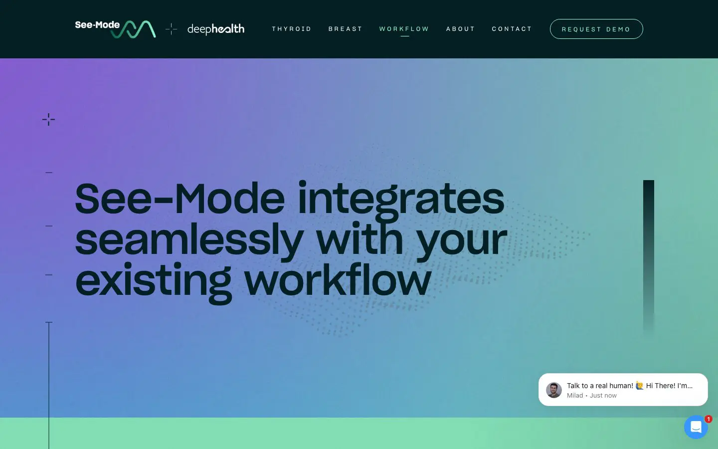 See-mode website page