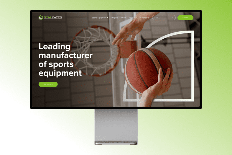 Gymleader website built by Control Shift