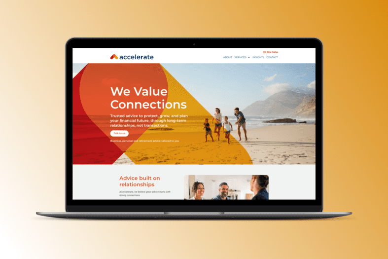 Accelerate website built by Control Shift