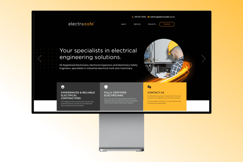 ElectroSafe website built by Control Shift