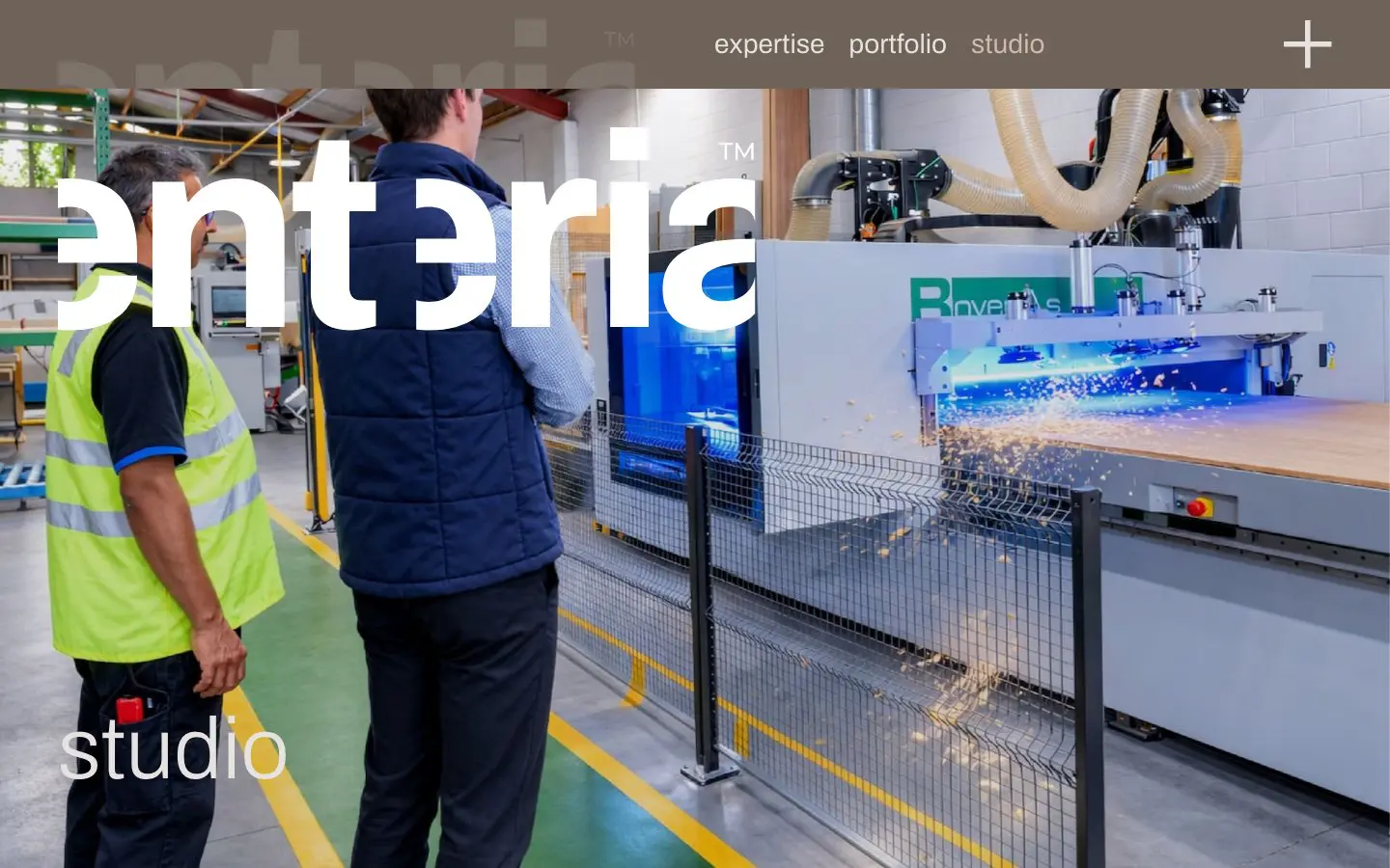 Enteria website page