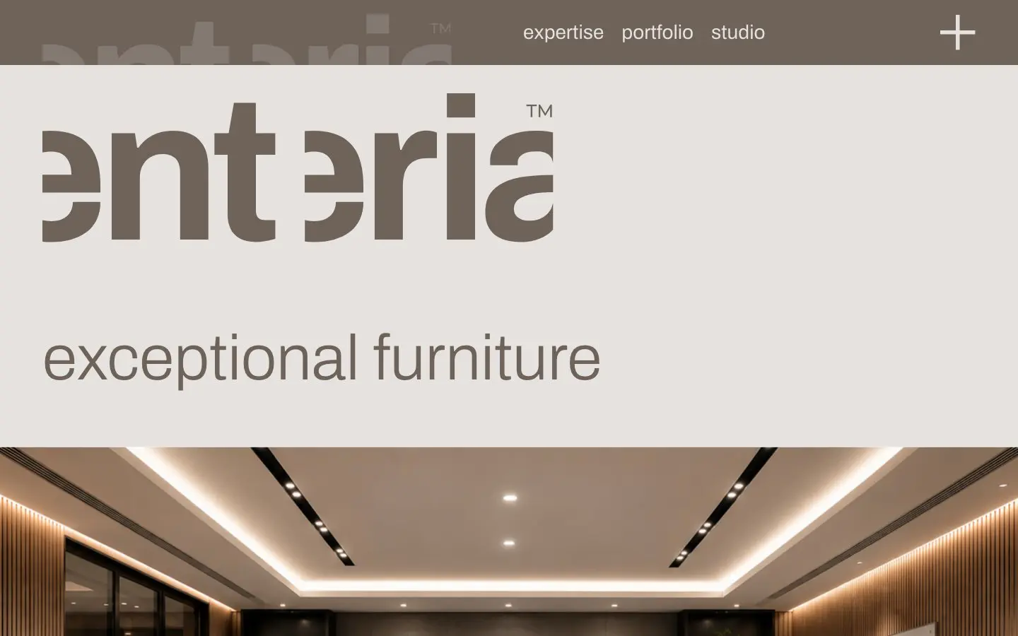 Enteria website page