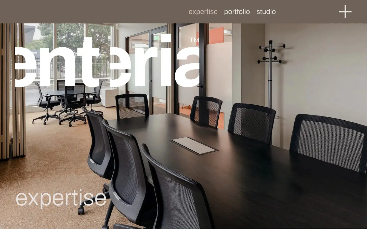 Enteria website page