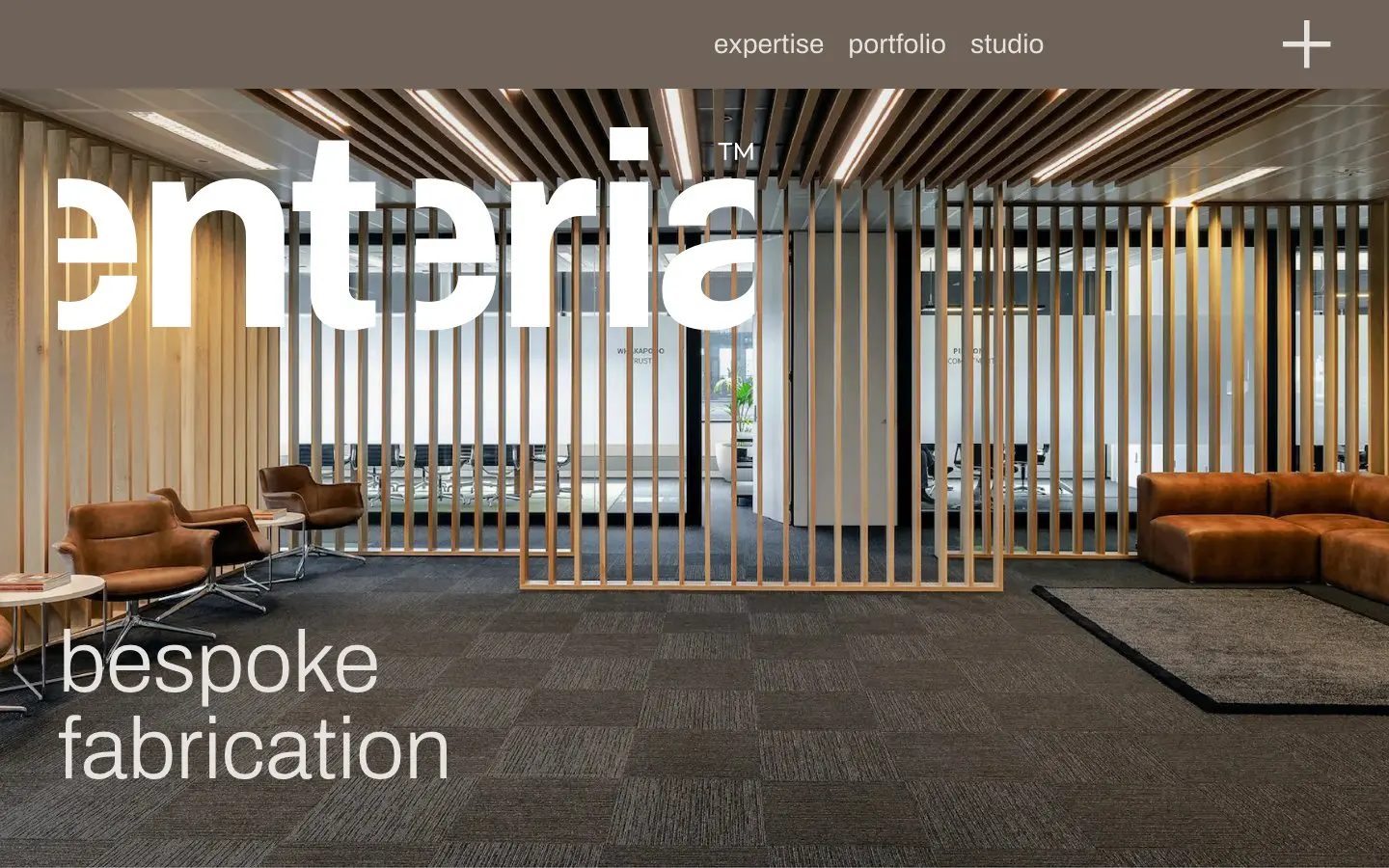 Enteria website page